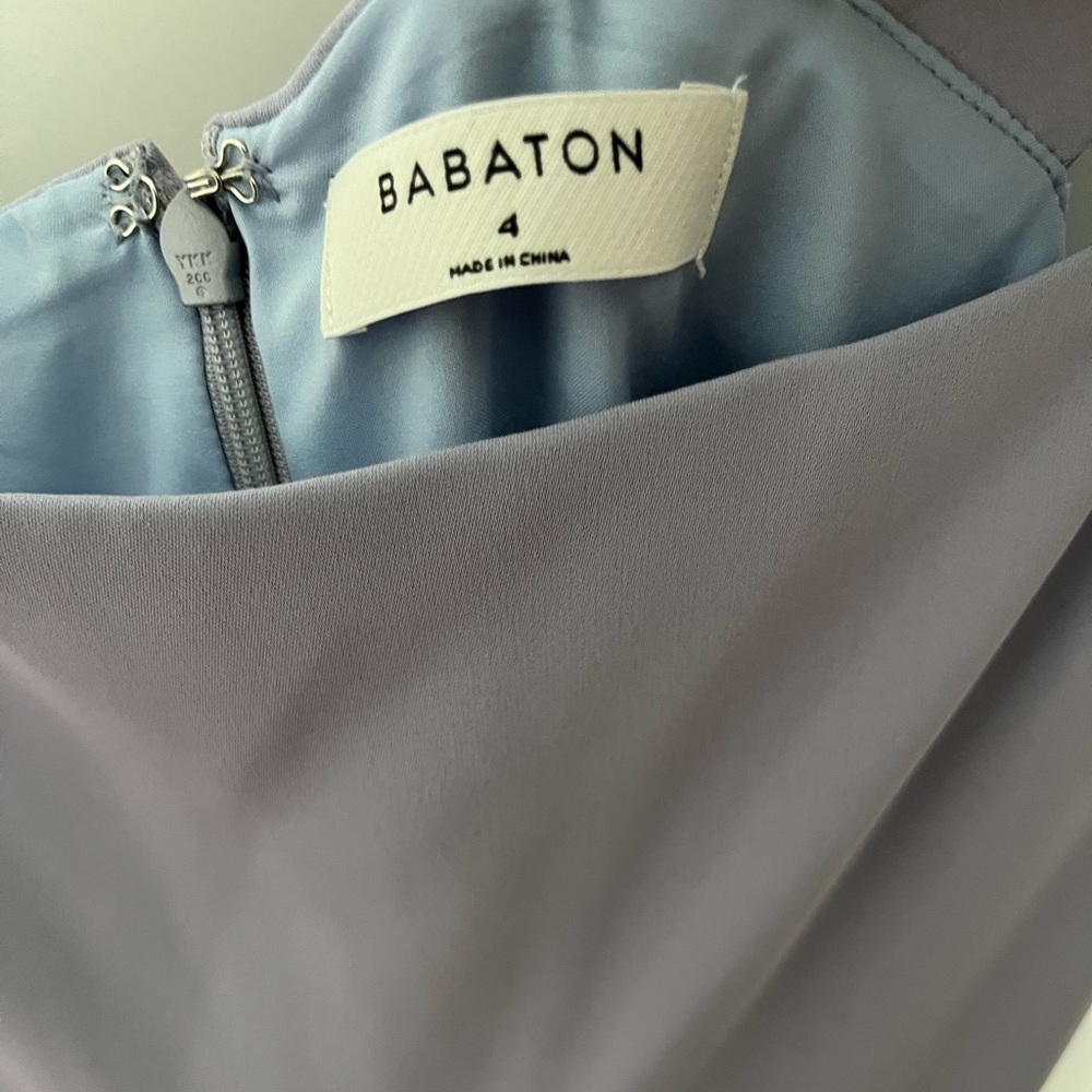 Aritzia Babaton 90s midi slit dress lilac - Picture 4 of 4